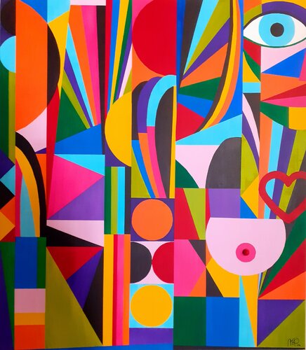 Hot...Miss Viki by Massimiliano Max.in.Art, Painting for Sale on Select
