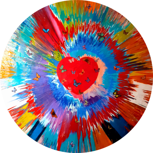 Vortice dell'amore by Massimiliano Max.in.Art, Painting for Sale on Select
