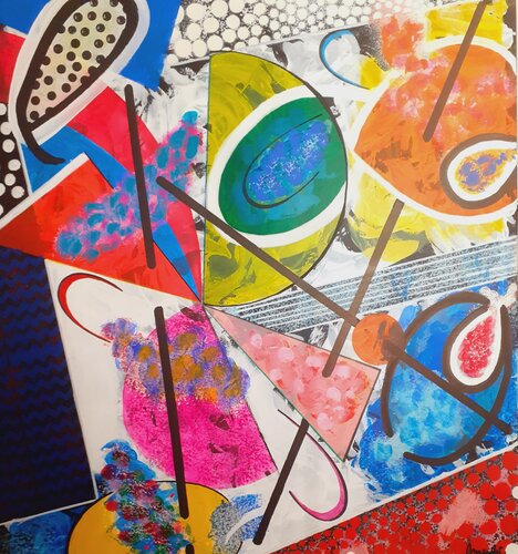 Movimenti by Massimiliano Max.in.Art, Painting for Sale on Select