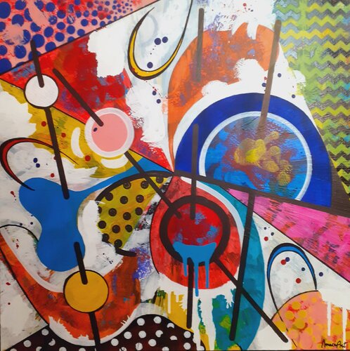Contrasti by Massimiliano Max.in.Art, Painting for Sale on Select