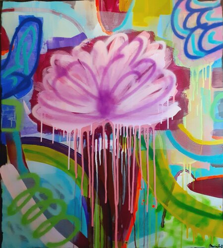 (S)fioritura by Massimiliano Max.in.Art, Painting for Sale on Select