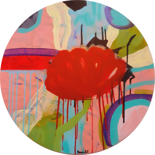 Rosso by Massimiliano Max.in.Art, Painting for Sale on Select