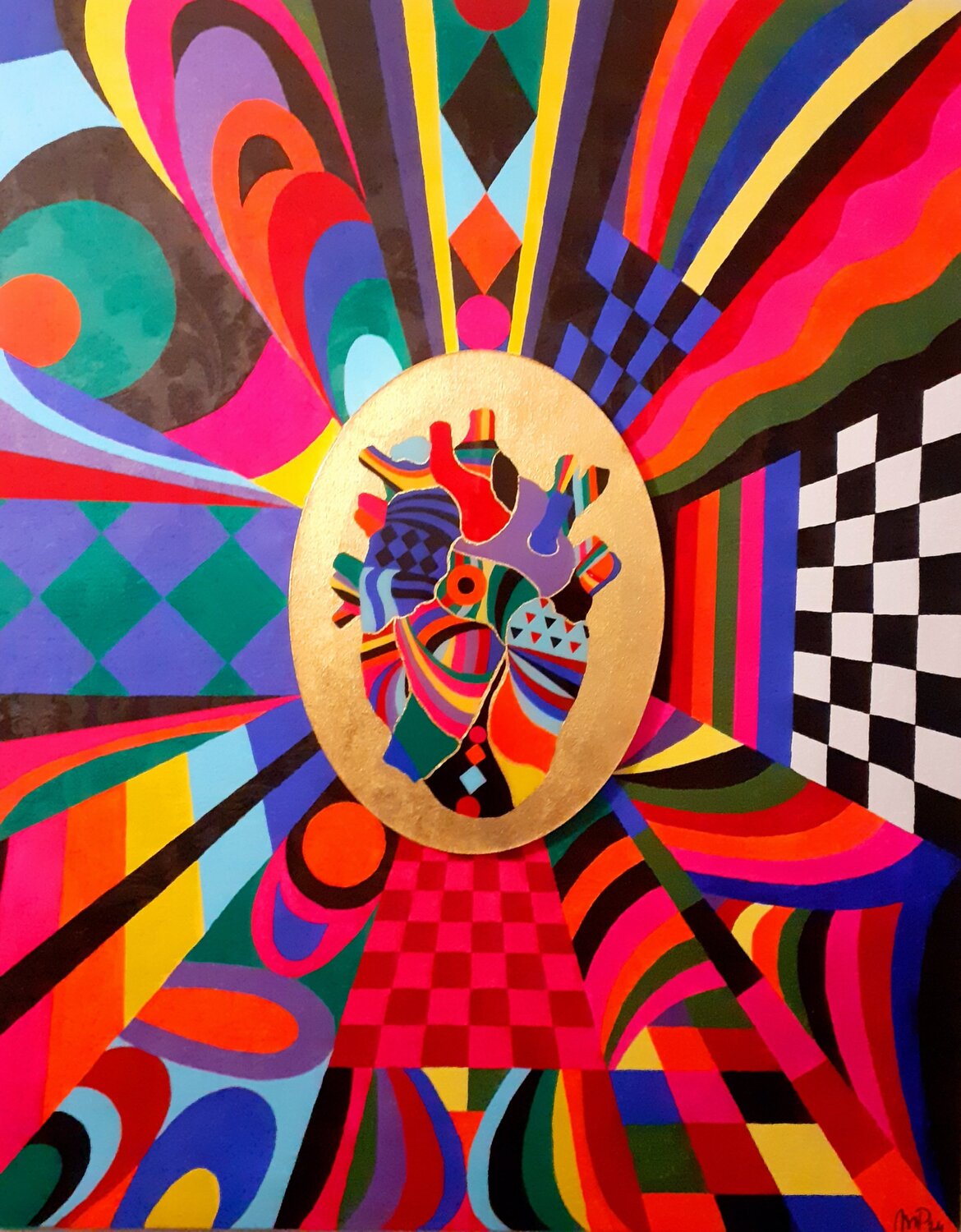 Innamoramento Massimiliano Max.in.Art Original painting for sale
