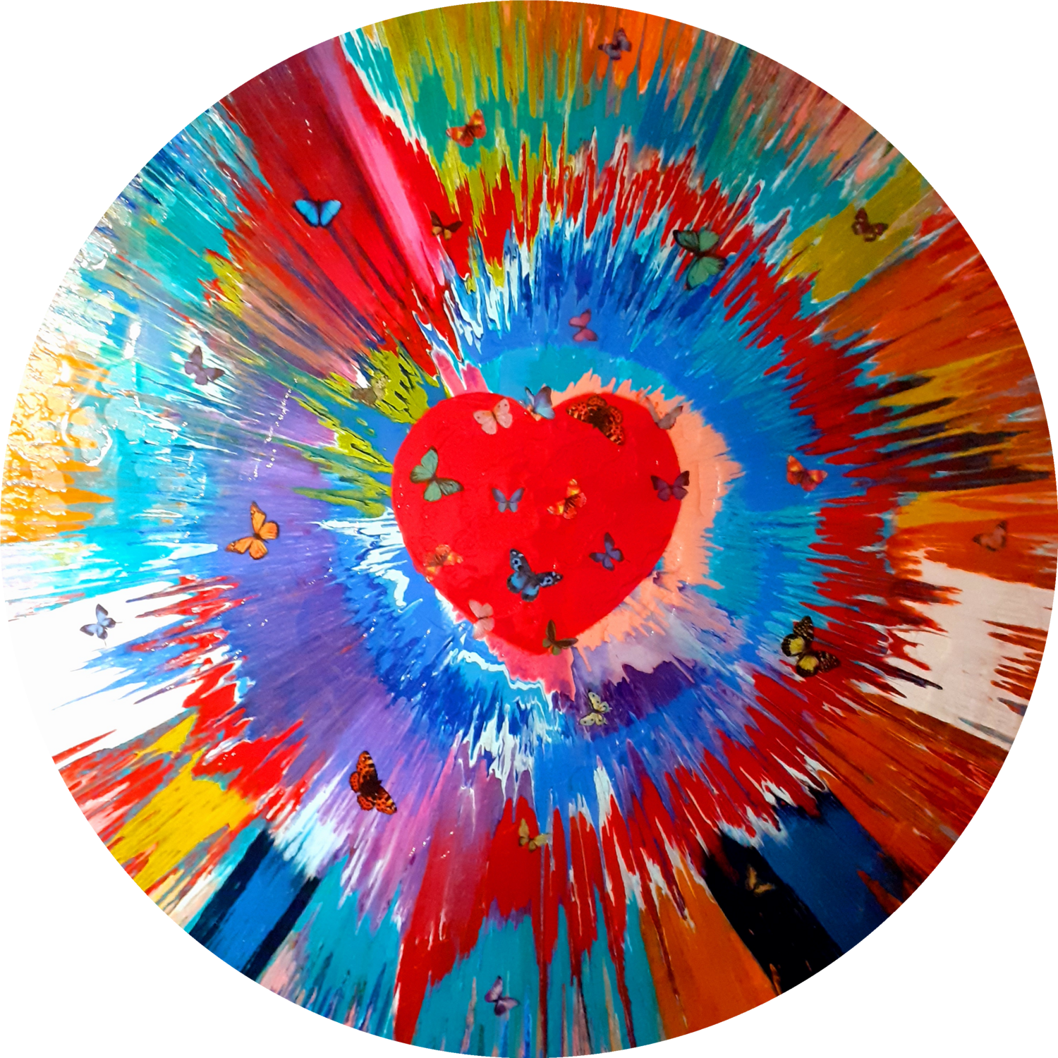 Vortice dell'amore Massimiliano Max.in.Art Original painting for sale