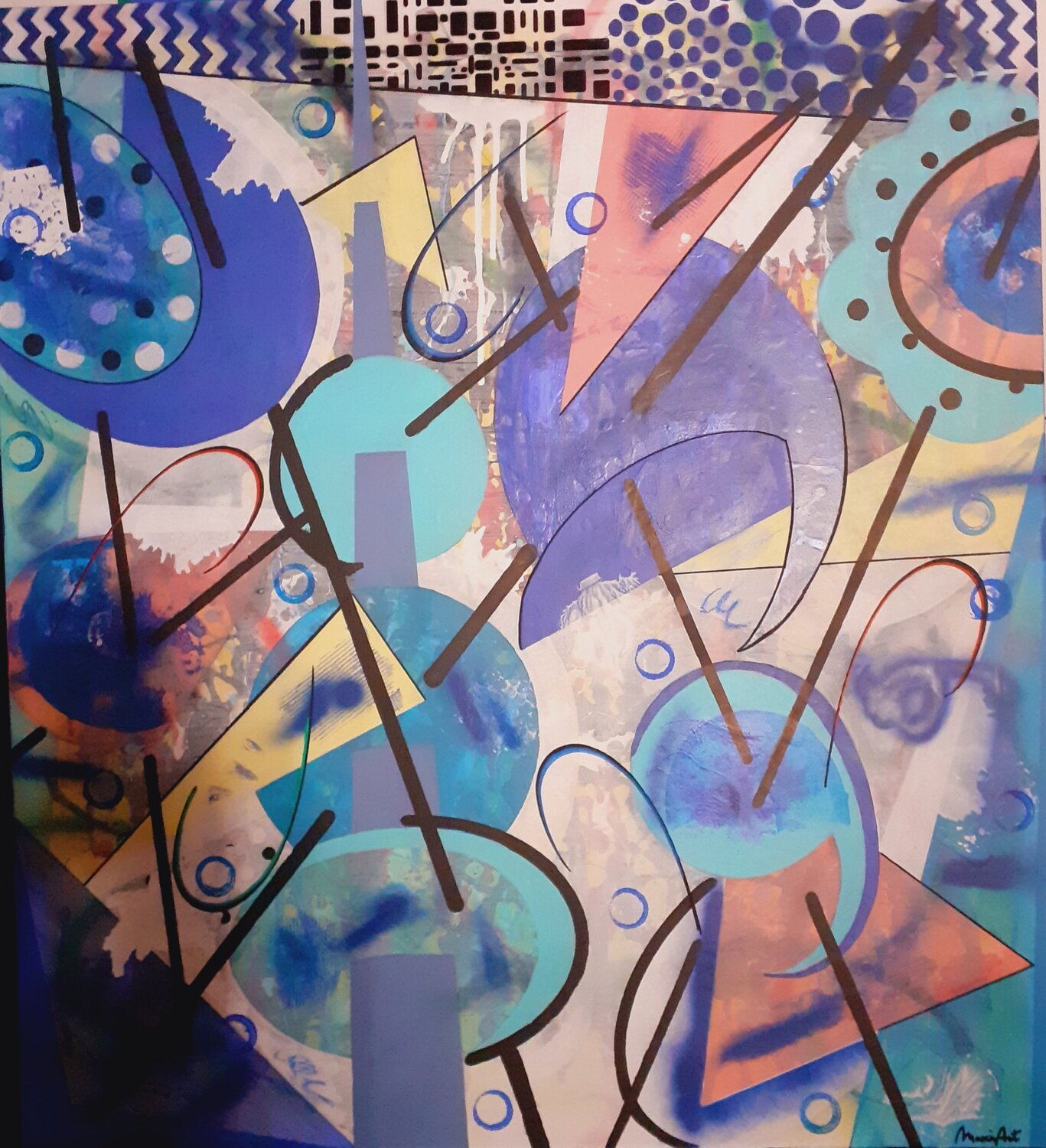Tiffany Massimiliano Max.in.Art Original painting for sale