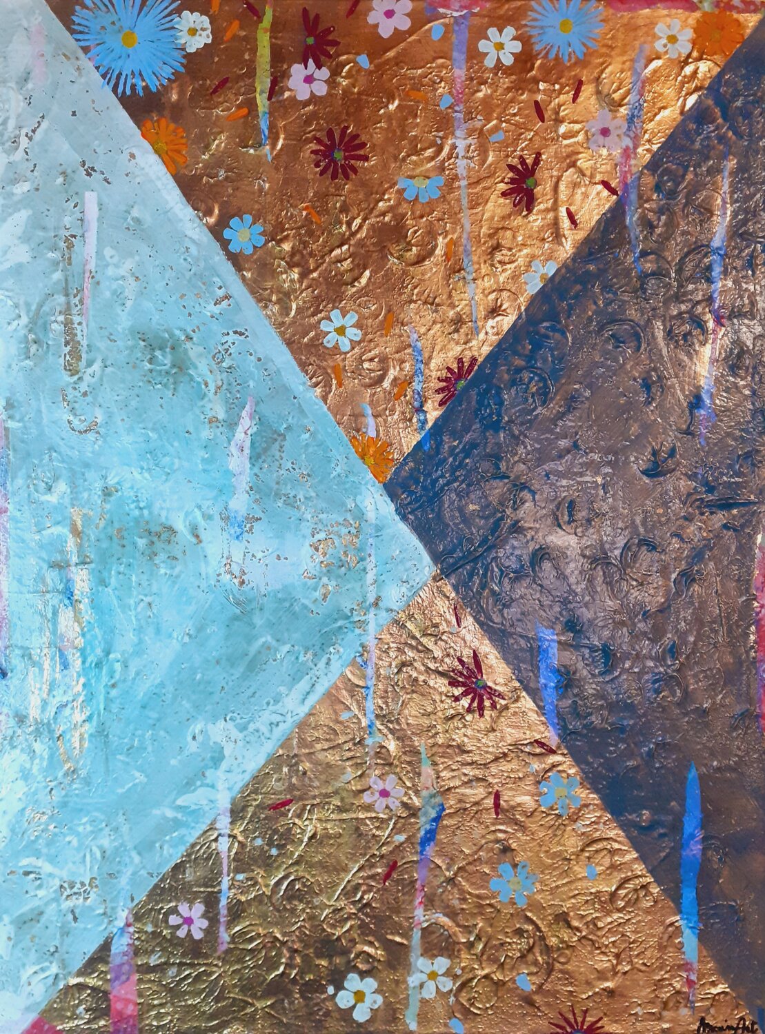 Serie "Principio delle cose" PdC 1 Massimiliano Max.in.Art Original painting for sale