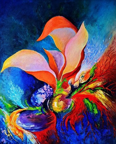 EXCENTRICITE by Patrice Bru, Painting for Sale on Select