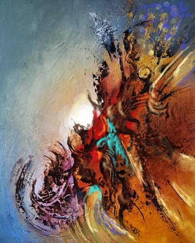 DEFERLEMENT by Patrice Bru, Painting for Sale on Select