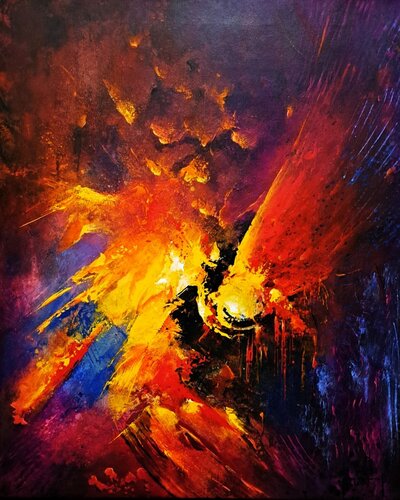 IRA GAIAE by Patrice Bru, Painting for Sale on Select