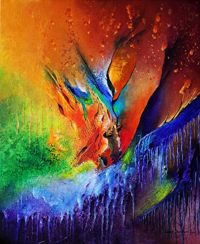 OVERFLOD by Patrice Bru, Painting for Sale on Select