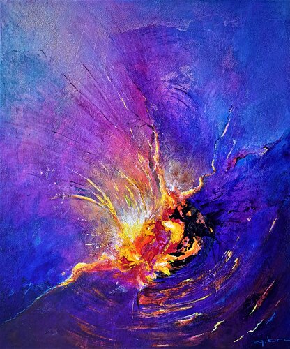 Først by Patrice Bru, Painting for Sale on Select