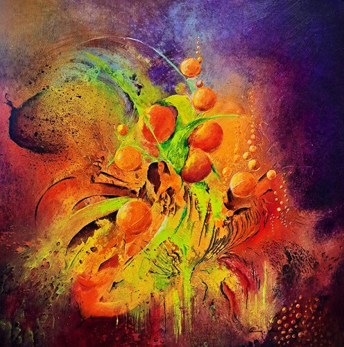 EMBELLIE by Patrice Bru, Painting for Sale on Select