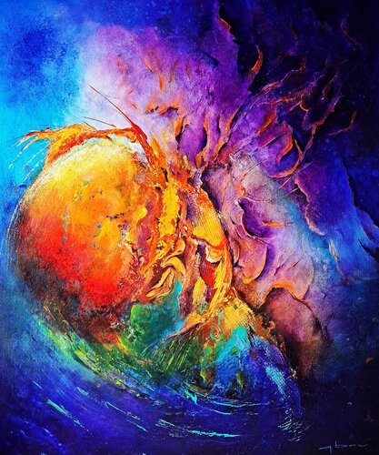 ALDEBARAN by Patrice Bru, Painting for Sale on Select