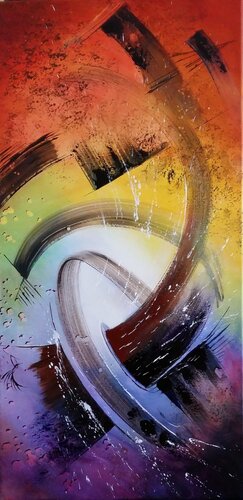 ABHYOJ by Patrice Bru, Painting for Sale on Select