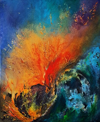 TOURMENTE by Patrice Bru, Painting for Sale on Select