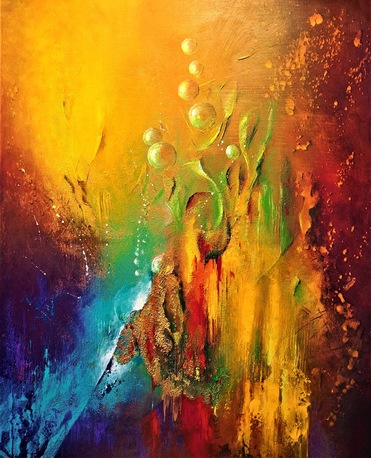 SUBLIMATION Patrice Bru Original painting for sale