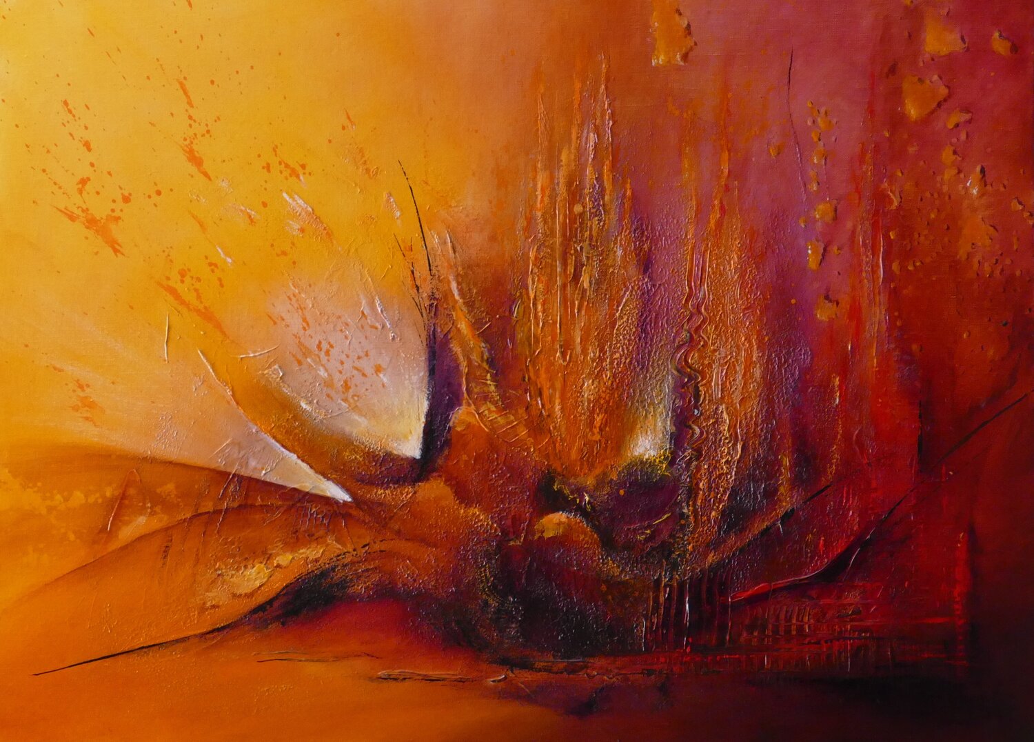 FARVANG Patrice Bru Original painting for sale