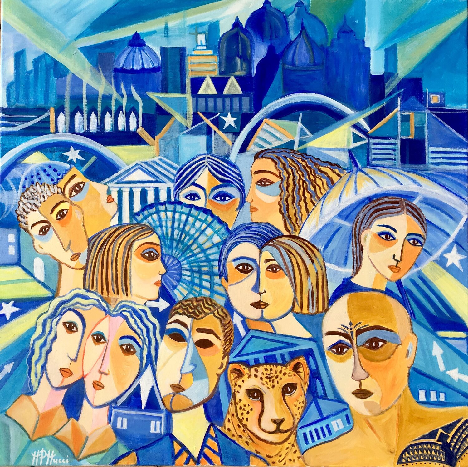 CLOE MARIA PIA MUCCI Original painting for sale