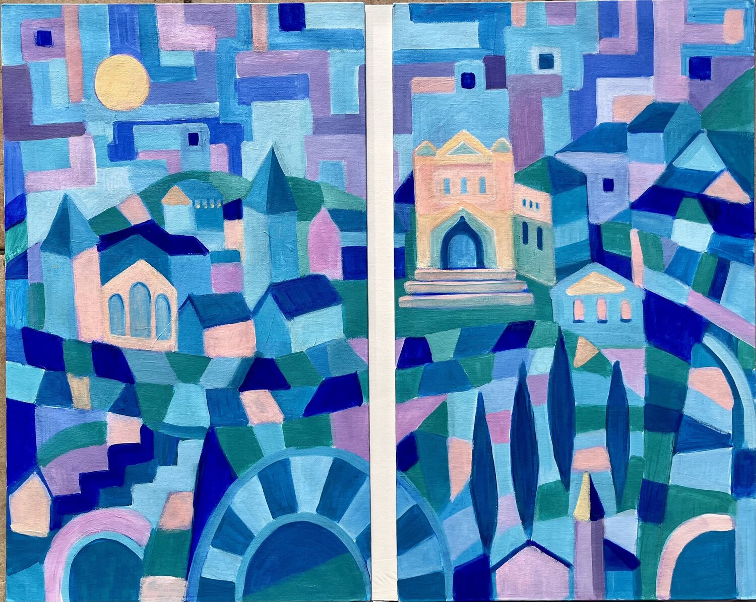 Pentesilea MARIA PIA MUCCI Original painting for sale