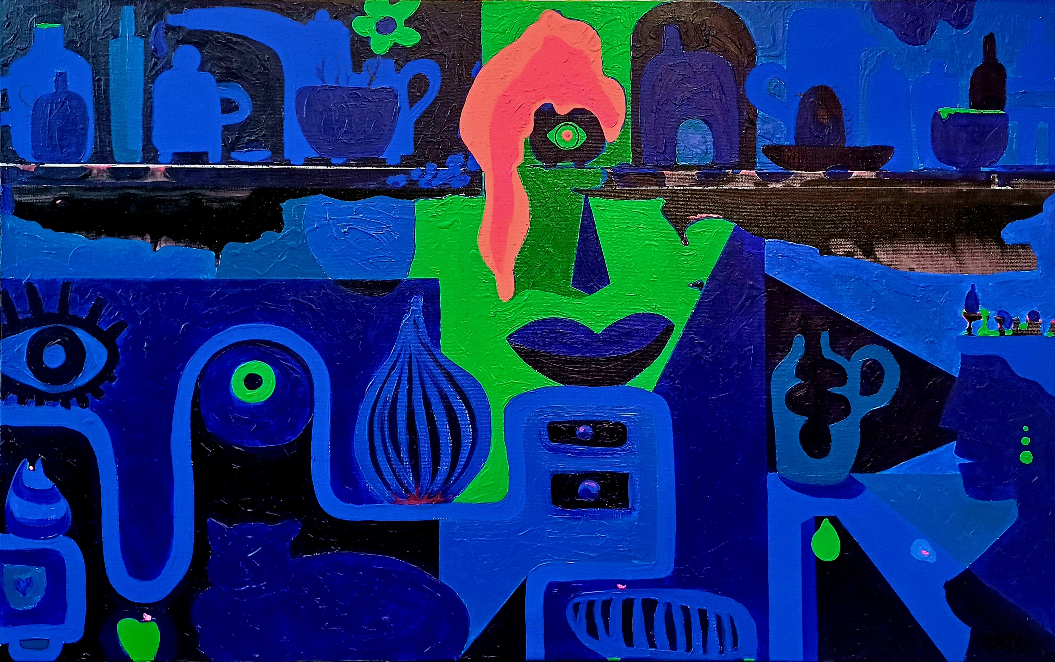 La nuit dans l'atelier