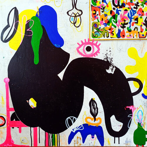 Jeune femme sur la chaise by Hugo Duras, Painting for Sale on Select