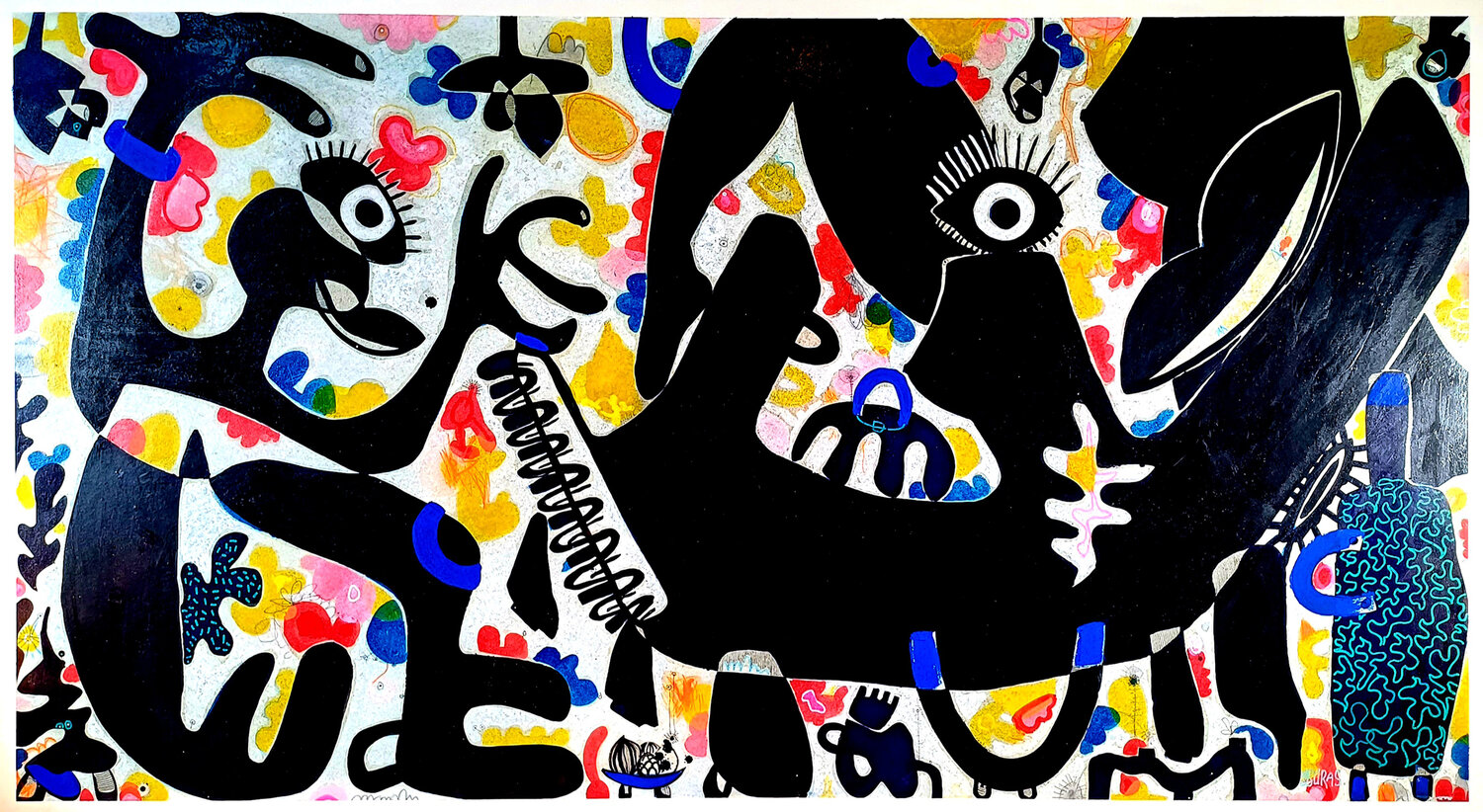 Jeune femme sur le piano Hugo Duras Original painting for sale