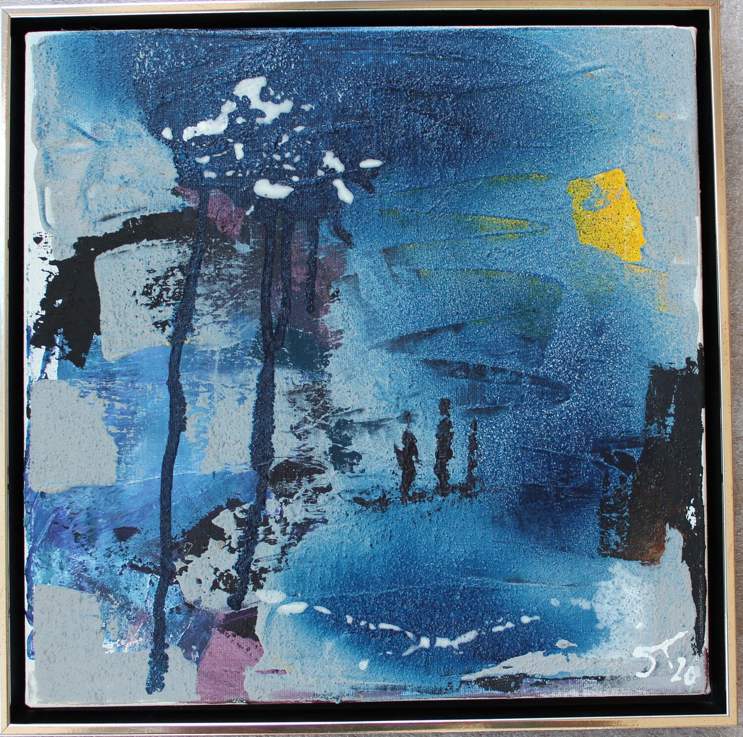 Moonlight Shadow Stefanie Taubenheim Original painting for sale
