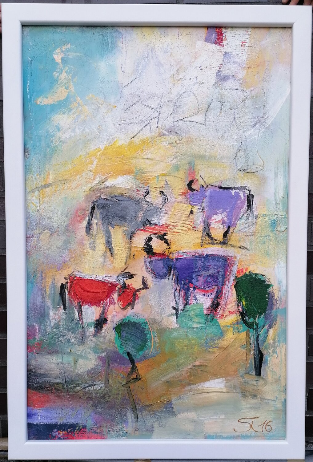 The colour of Nature Stefanie Taubenheim Original painting for sale