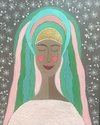 Saint Miss Issippi by Lone Gadegaard Dyrby, Painting for Sale on Select