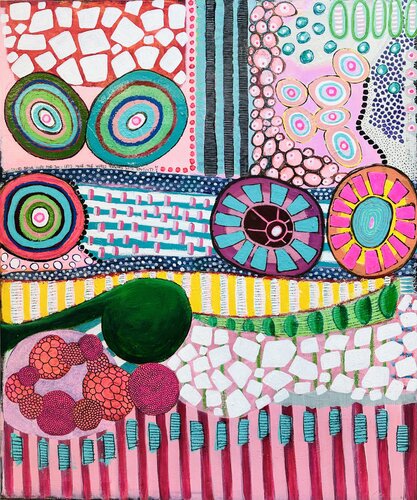 Let there be peace by Lone Gadegaard Dyrby, Painting for Sale on Select