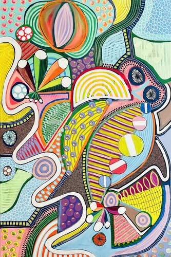 Peaceful power by Lone Gadegaard Dyrby, Painting for Sale on Select