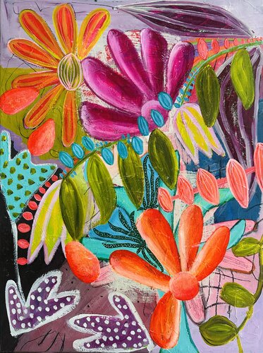Wild harmony by Lone Gadegaard Dyrby, Painting for Sale on Select