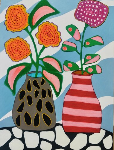 Abstract Bloom von Lone Gadegaard Dyrby, Malerei kaufen auf Select