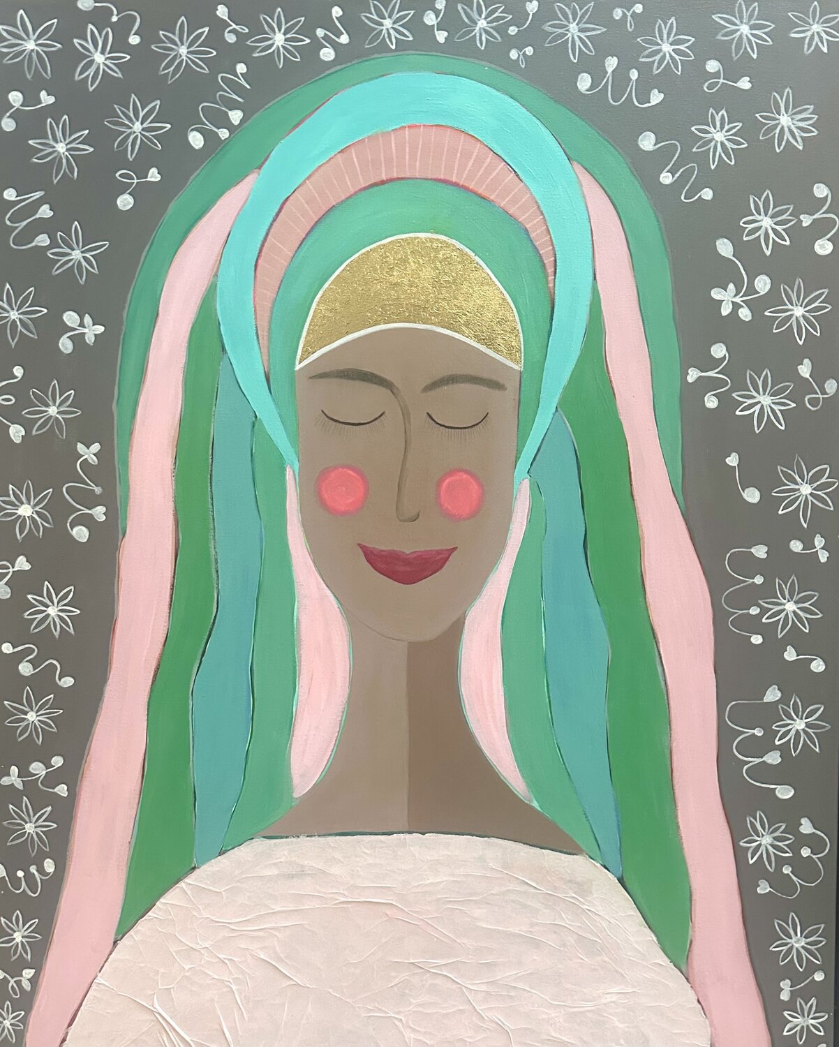 Saint Miss Issippi Lone Gadegaard Dyrby Original painting for sale