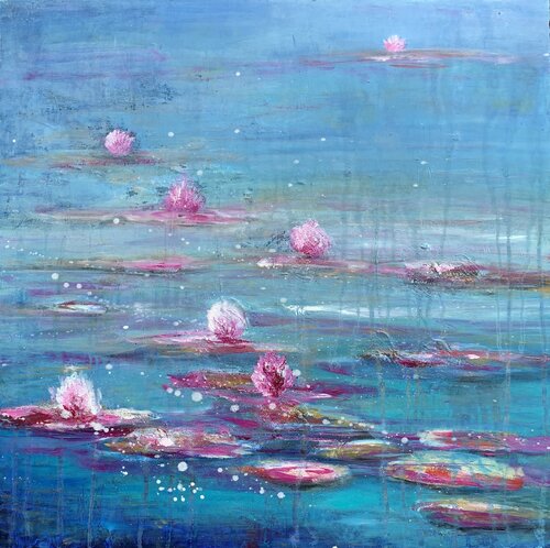 Water Music by Laure Bury, Painting for Sale on Select