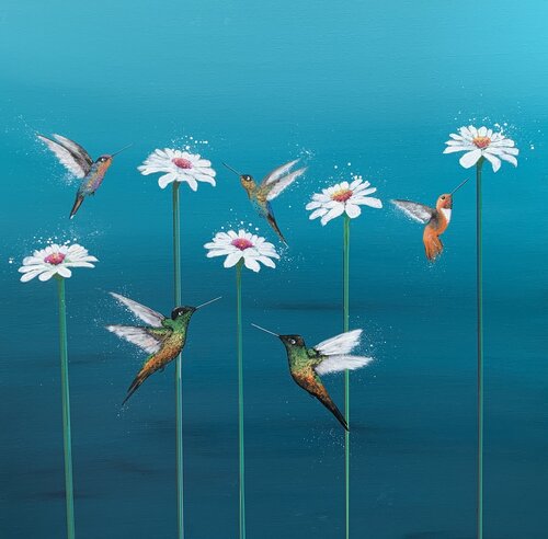 Lightness of Being by Laure Bury, Painting for Sale on Select