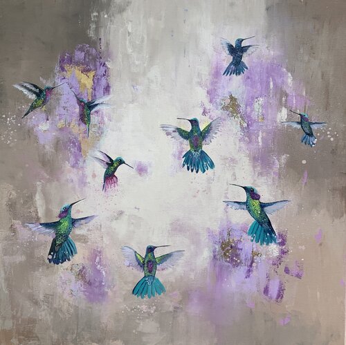 Nature's Realm III by Laure Bury, Painting for Sale on Select