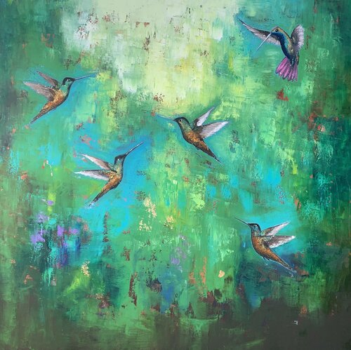 Rise Like An Angel III by Laure Bury, Painting for Sale on Select