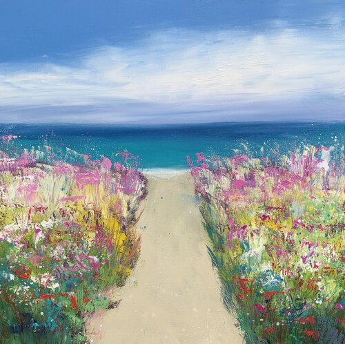 Path To The Beach by Laure Bury, Painting for Sale on Select