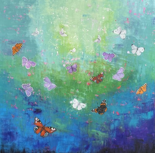 Into The Light by Laure Bury, Painting for Sale on Select