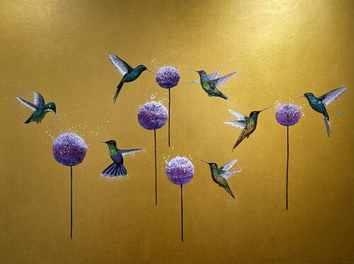 La Vie Est Belle XII by Laure Bury, Painting for Sale on Select