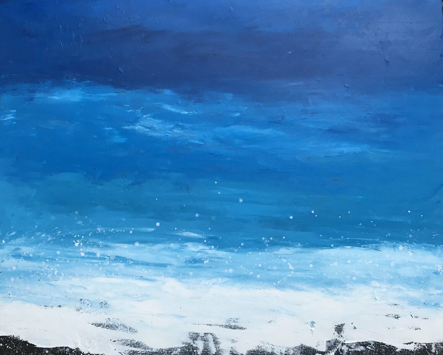 I Want To Dive Into Your Ocean Laure Bury Original painting for sale