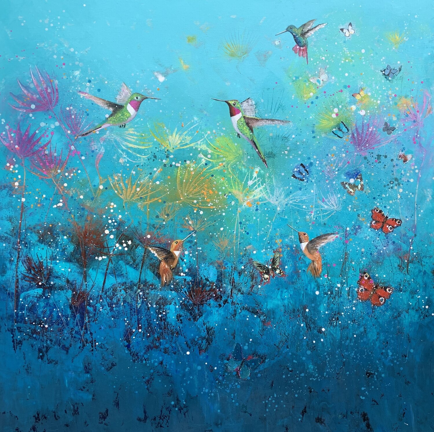 Ode To Joy Laure Bury Original painting for sale