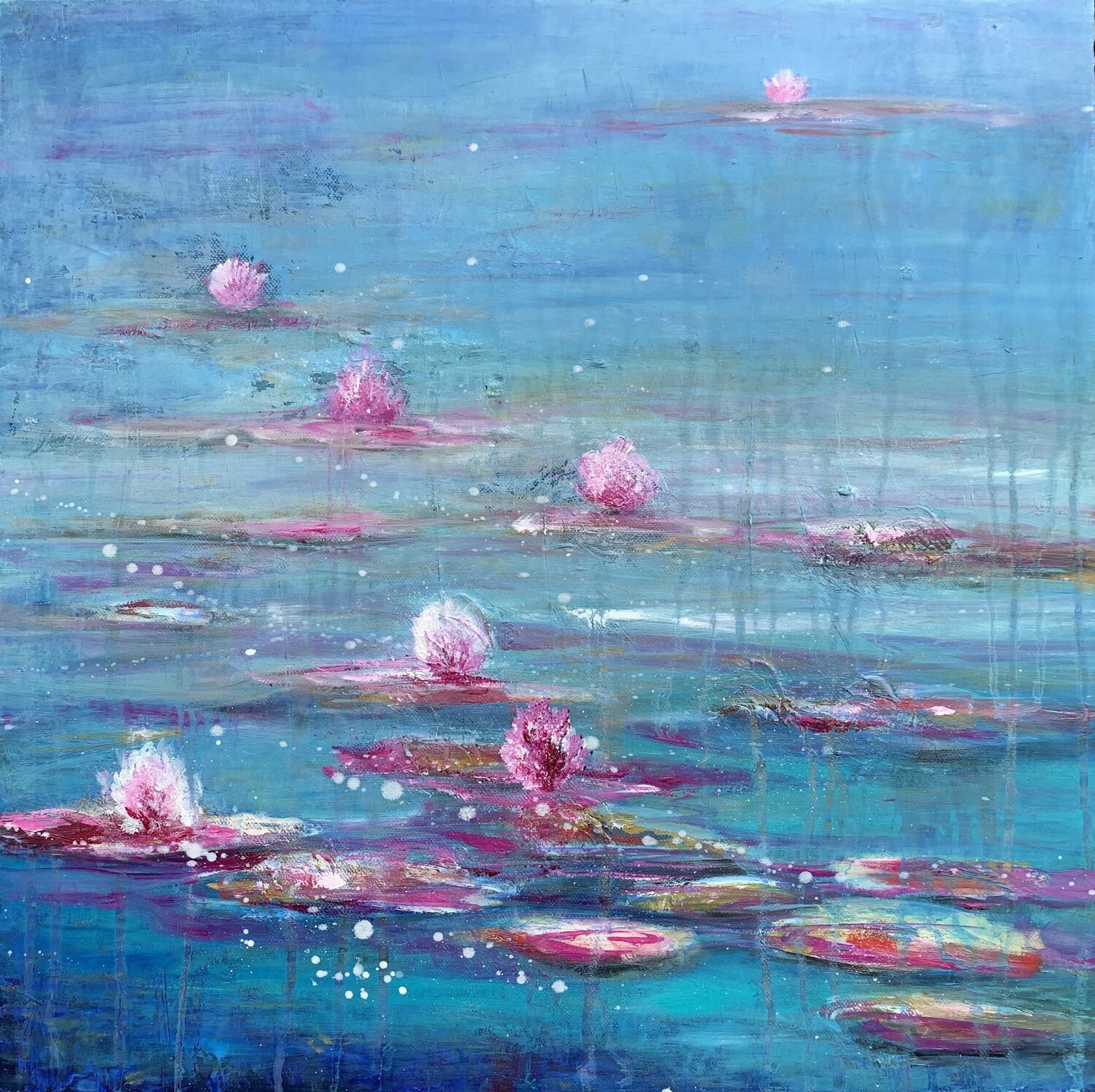 Water Music Laure Bury Original painting for sale
