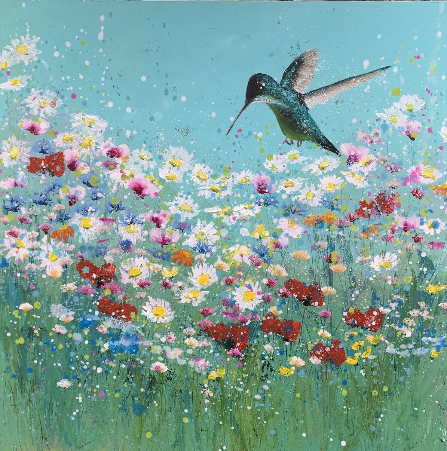Live in Joy Laure Bury Original painting for sale