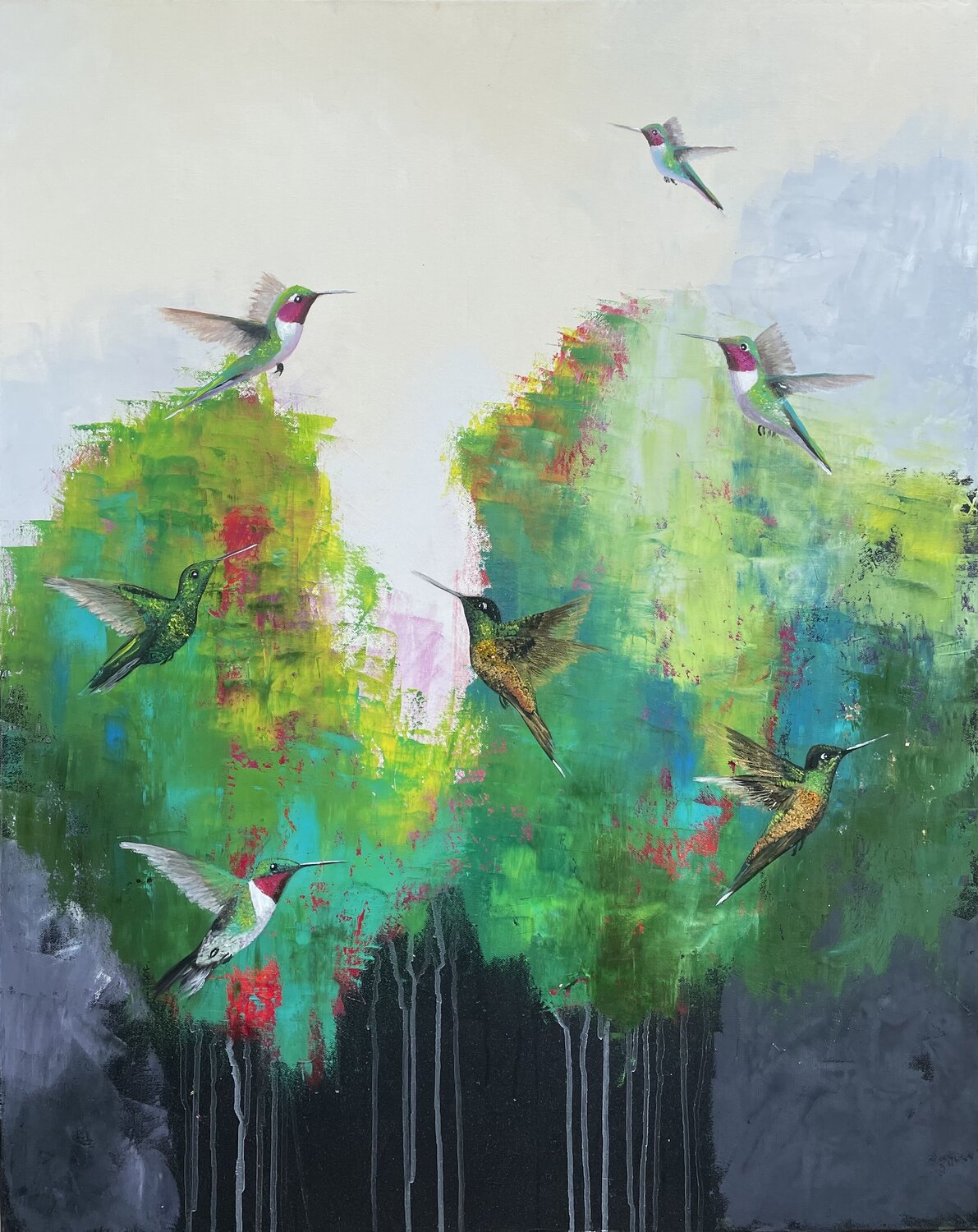 Dance With Me II Laure Bury Original painting for sale