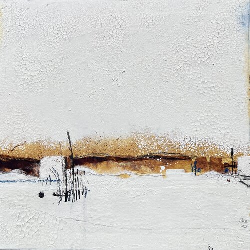 Dorf am See by Sigrid Koller, Painting for Sale on Select