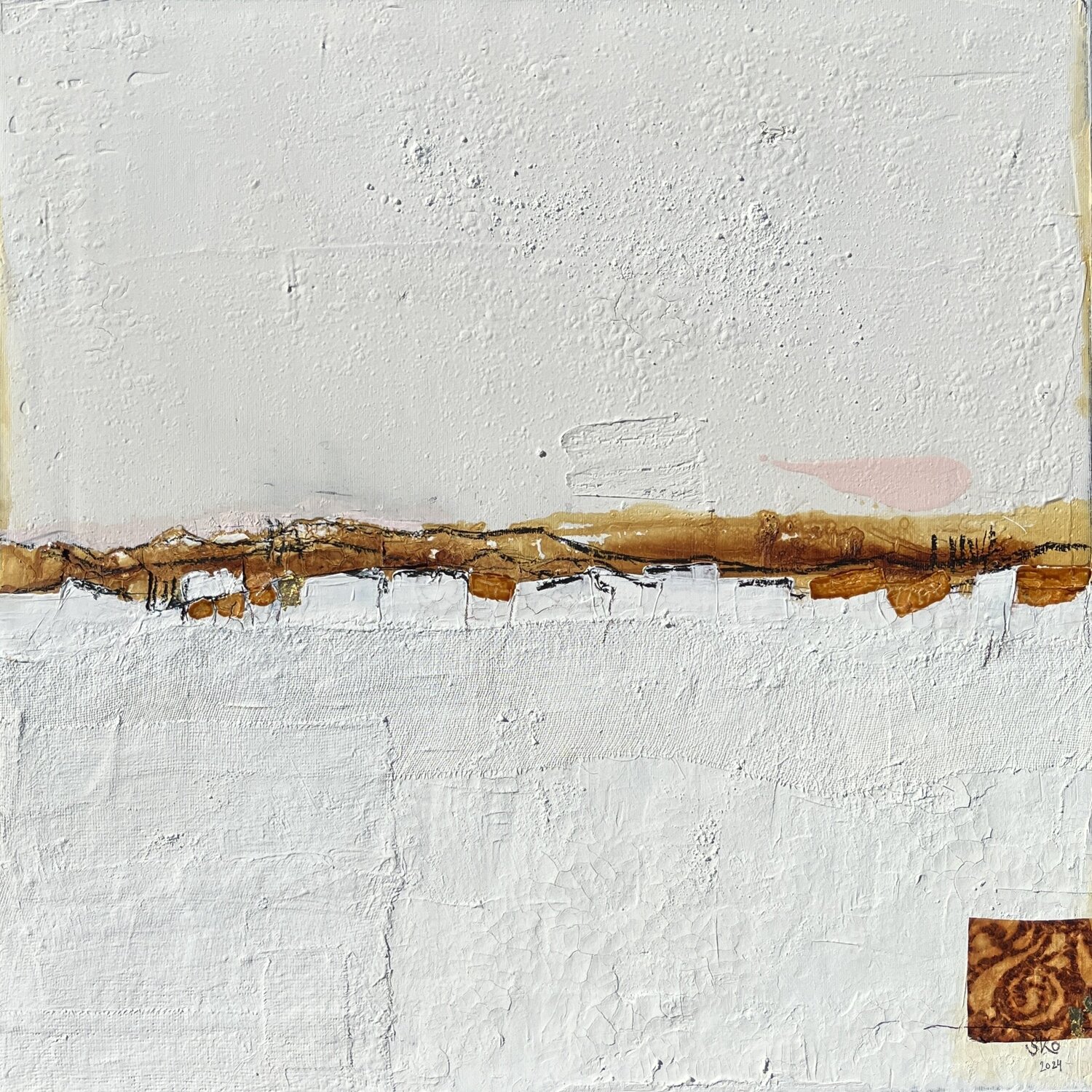 Rosa Land Sigrid Koller Original painting for sale