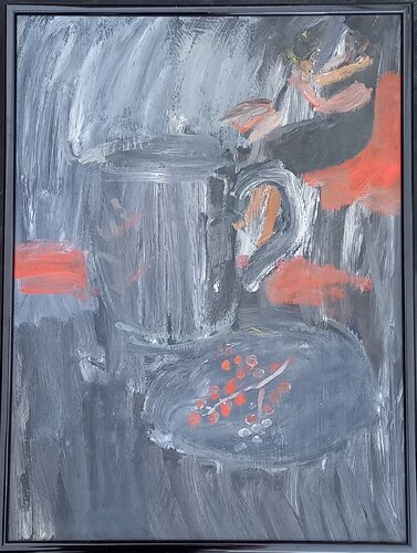 Red armchair by Irina Seller, Painting for Sale on Select