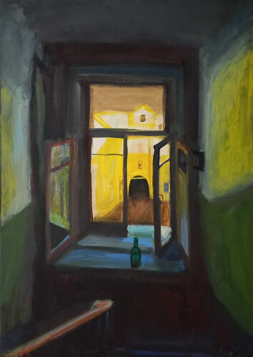 Staircase by Irina Seller, Painting for Sale on Select